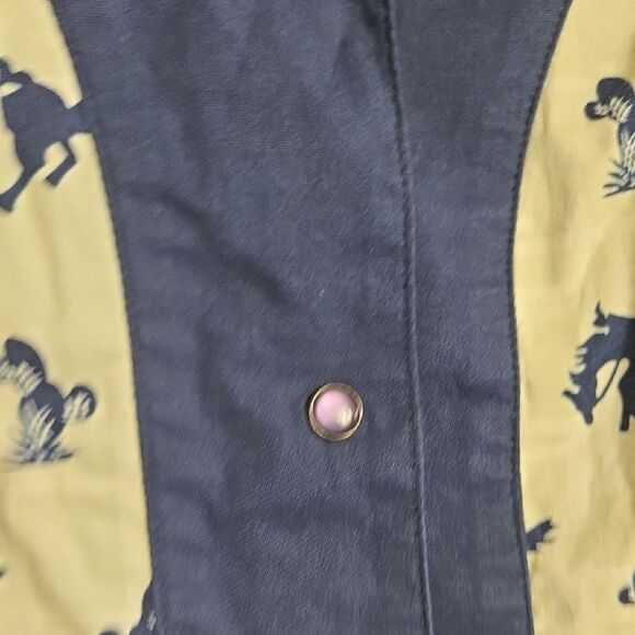 Five Star Navy and Cream Button Down Shirt - Picture 4 of 12